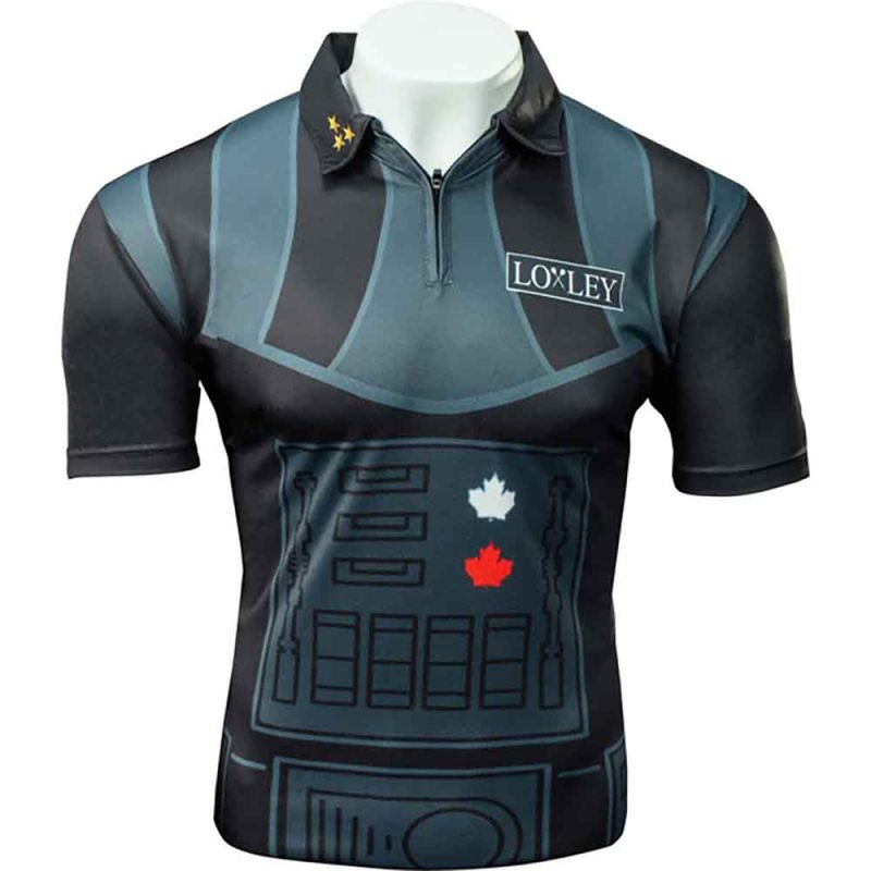 Billaresbalsalobre Polo Jugador Loxley John Part Dart Darth Maple Negro L DS2093-L - Imagen 2