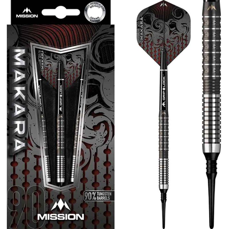 Billaresbalsalobre Dardos Mission Makara M1 Graphite PVD Negro 90% 19g D9645 - Imagen 3