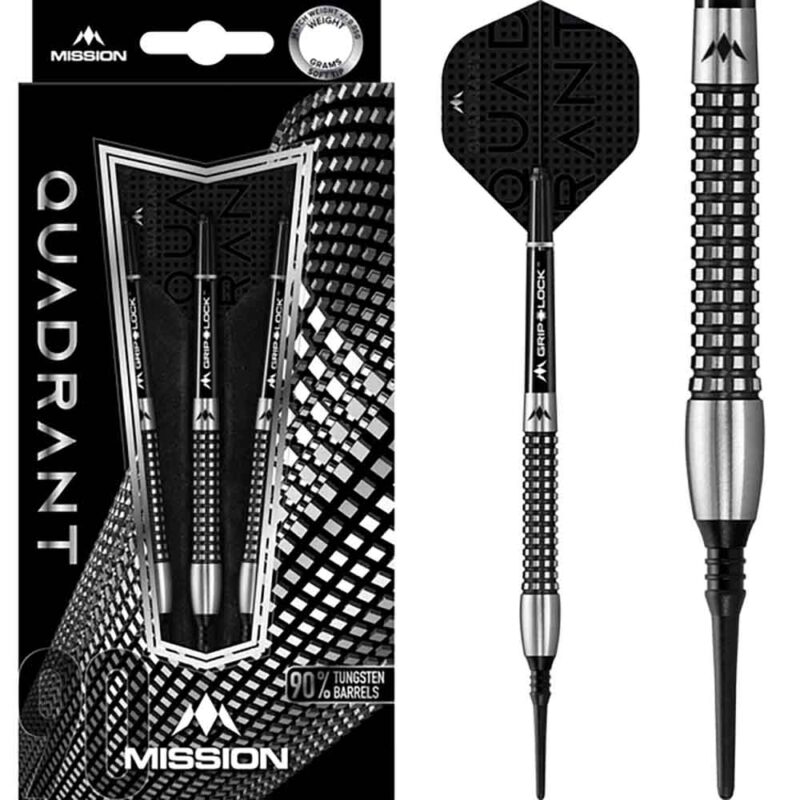 Billaresbalsalobre Dardos Mission Quadrant M3 Quad Grip 90% 19g D9280 - Imagen 3