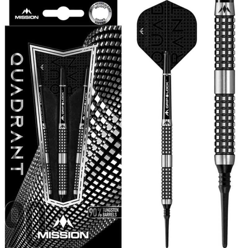 Billaresbalsalobre Dardos Mission Quadrant M4 Quad Grip 90% 20g D9284 - Imagen 3