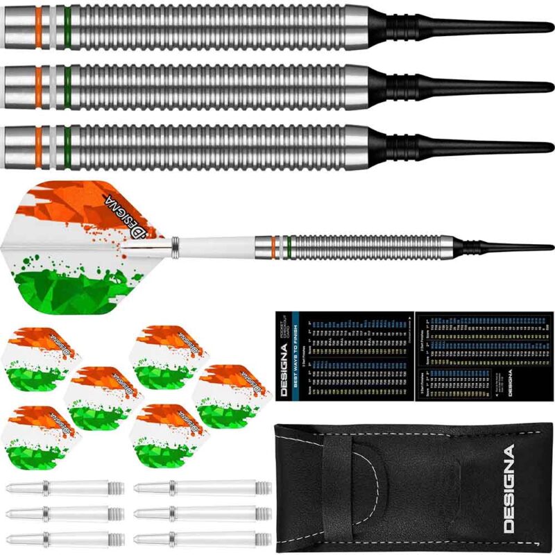 Billaresbalsalobre Dardos Designa Patriot X Darts Irlanda 90% 20g D9525 - Imagen 2