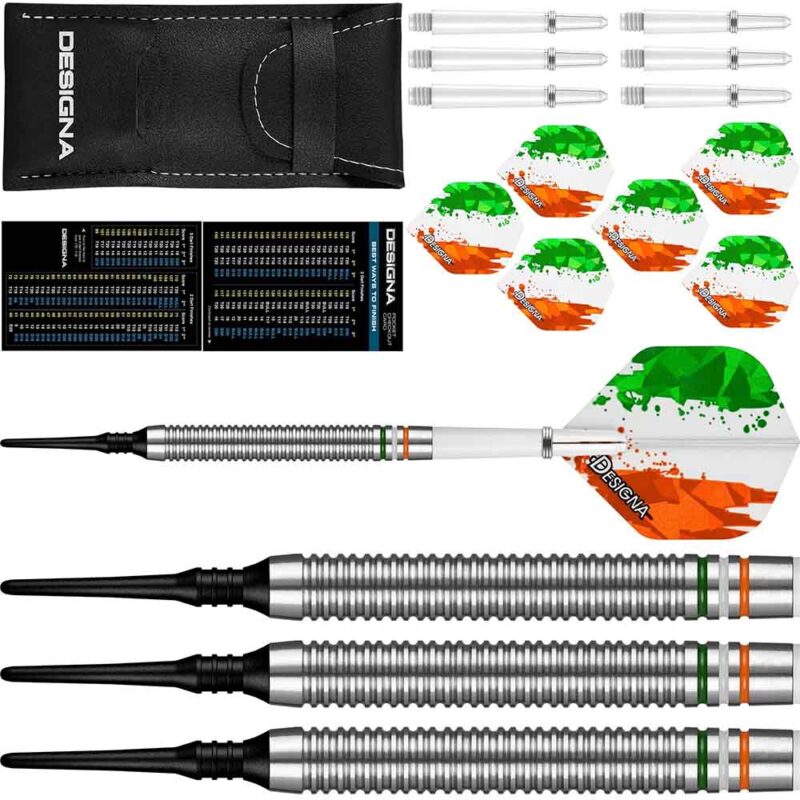 Billaresbalsalobre Dardos Designa Patriot X Darts Irlanda 90% 20g D9525 - Imagen 3