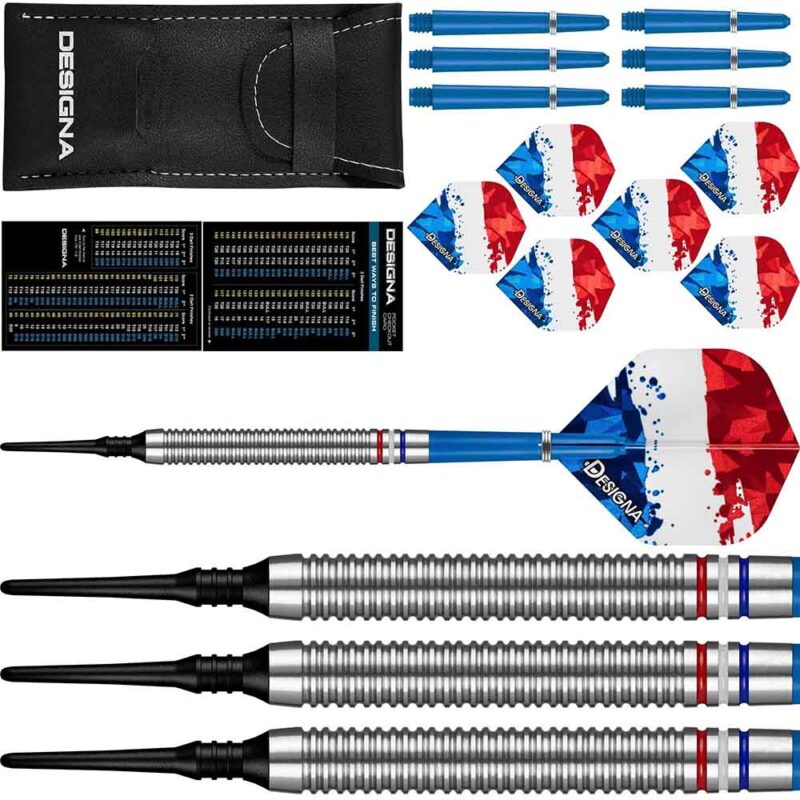 Billaresbalsalobre Dardos Designa Patriot X Darts Holanda 90% 20g D9537 - Imagen 2