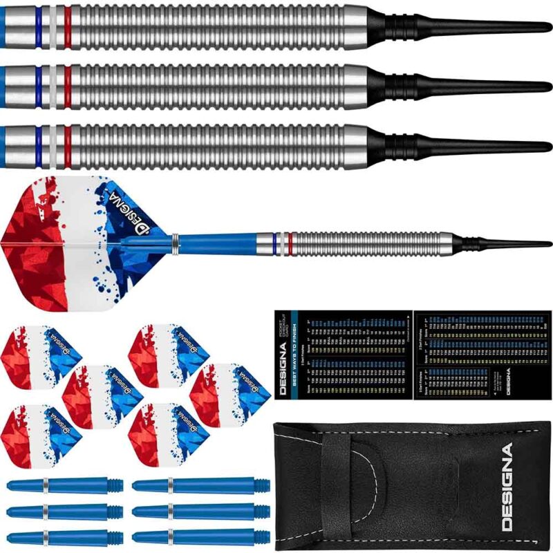 Billaresbalsalobre Dardos Designa Patriot X Darts Holanda 90% 20g D9537 - Imagen 3