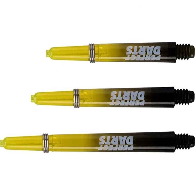 Billaresbalsalobre Cañas Perfectdarts Dos Tonos Negro Amarillo Larga S1212 - Imagen 2