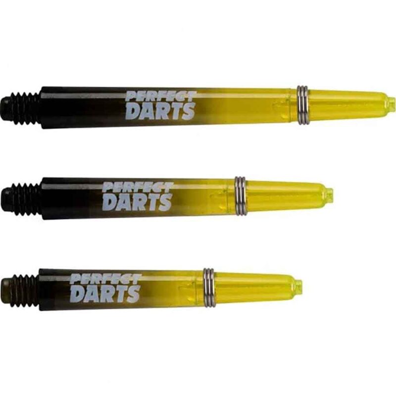 Billaresbalsalobre Cañas Perfectdarts Dos Tonos Negro Amarillo Larga S1212 - Imagen 3