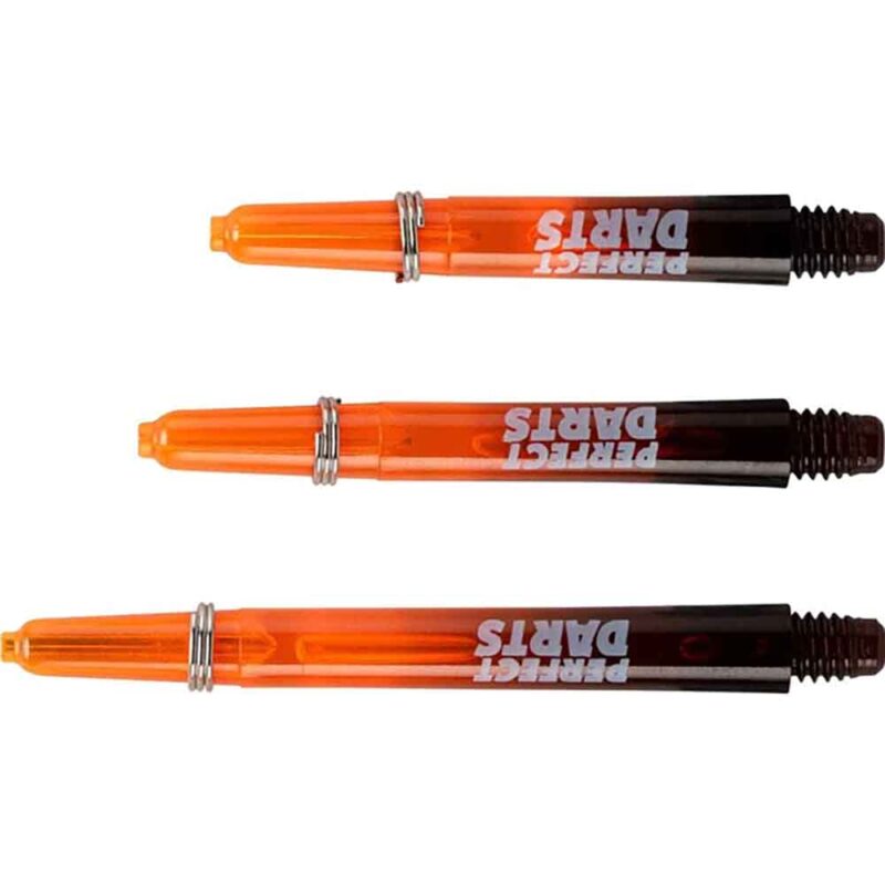 Billaresbalsalobre Cañas Perfectdarts Dos Tonos Negro Naranja Corta S1204 - Imagen 2