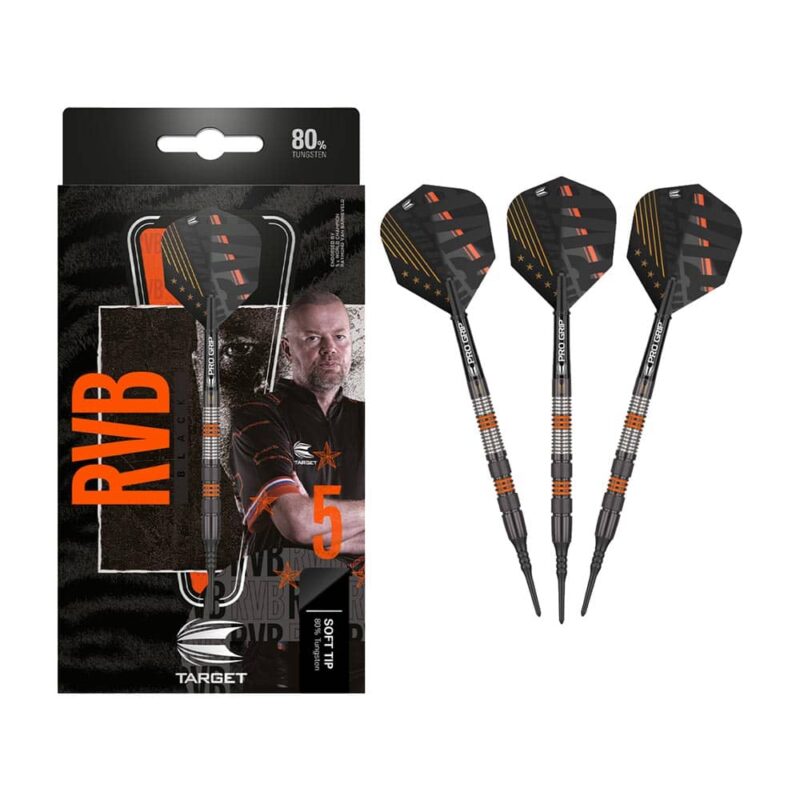 Billaresbalsalobre Dardos Target Raymond Van Barneveld RVB Black Edition 80% 18gr 210311 - Imagen 3