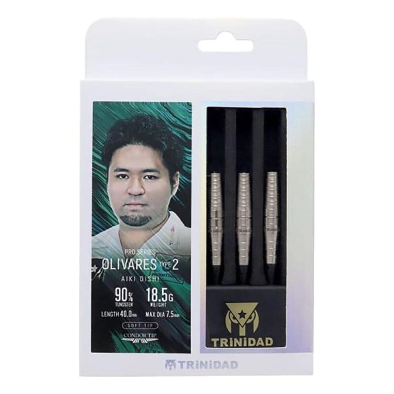 Billaresbalsalobre Dardos Trinidad Darts Olivares Type 2 Soft 90% 18.5g - Imagen 3