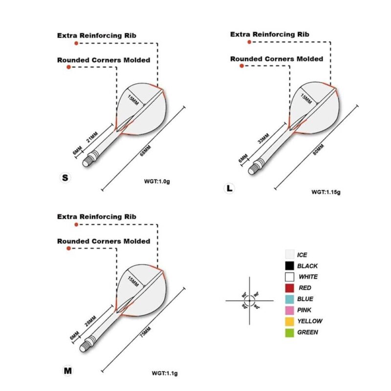 Billaresbalsalobre Plumas Cuesoul Integrate Flights AK5 Pear Orange S  M-510SD-S - Imagen 3