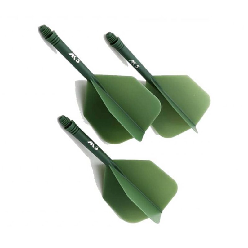 Billaresbalsalobre Plumas Cuesoul Flights AK5 Shape Verde Oscuro L AK-53YS-L - Imagen 2