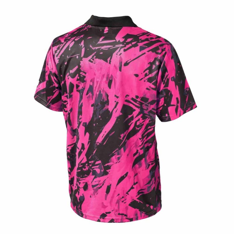 Billaresbalsalobre Polo Unicorn Darts Pro-Tech Camo Pink XL 808PKXL - Imagen 3