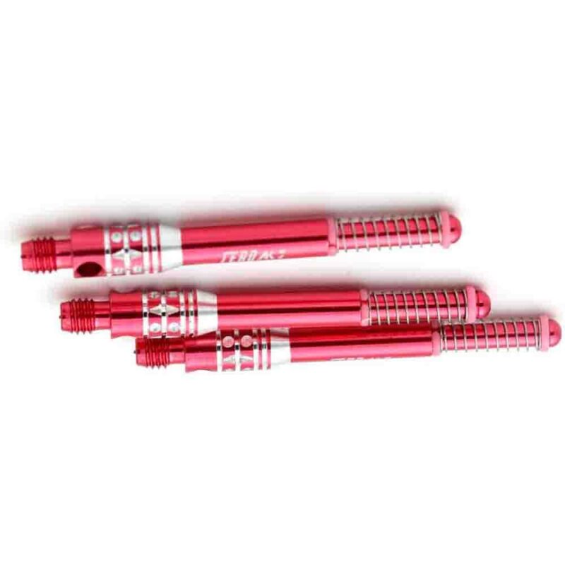 Billaresbalsalobre Cañas Shaft Cuesoul Tero Flights Aluminum Pink A 25mm - Imagen 2