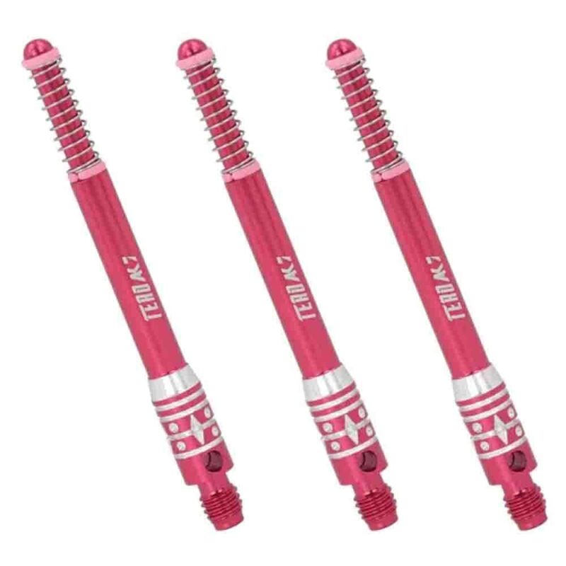 Billaresbalsalobre Cañas Shaft Cuesoul Tero Flights Aluminum Red E 40mm - Imagen 2