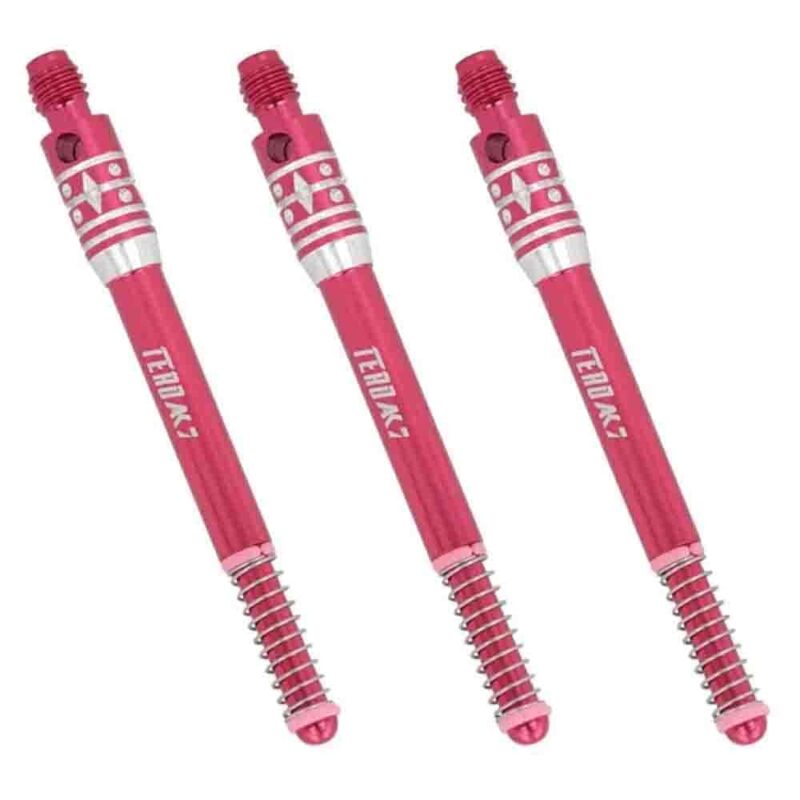 Billaresbalsalobre Cañas Shaft Cuesoul Tero Flights Aluminum Red E 40mm - Imagen 3