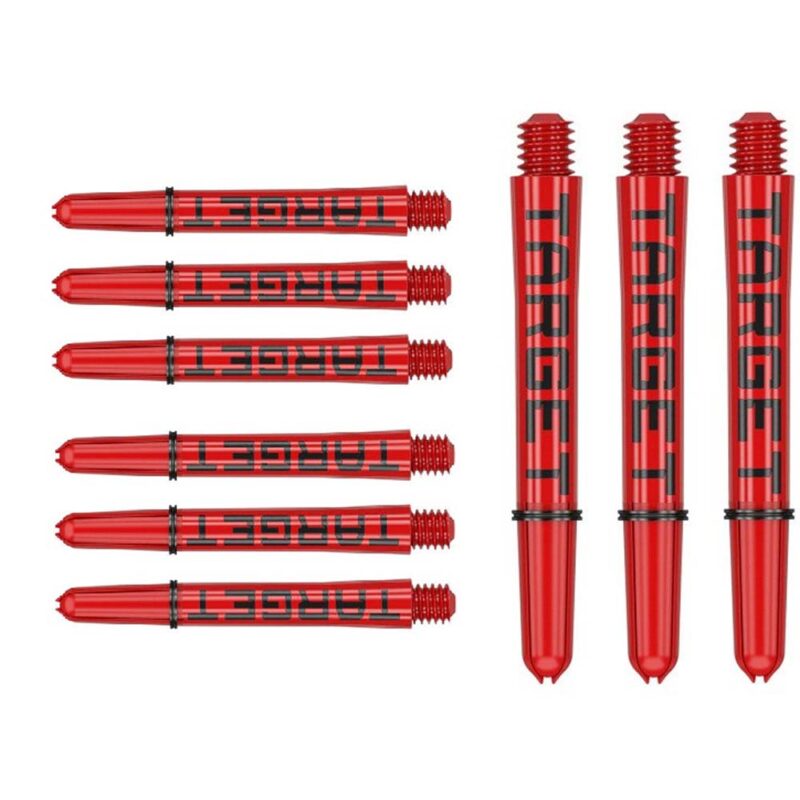 Billaresbalsalobre Cañas Target Pro Grip Shaft Short 3 sets Red Black (48mm) 380321 - Imagen 2