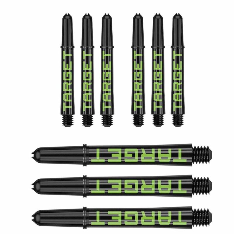 Billaresbalsalobre Cañas Target Pro Grip Shaft Short 3 sets Black Green (41mm) 380311 - Imagen 2