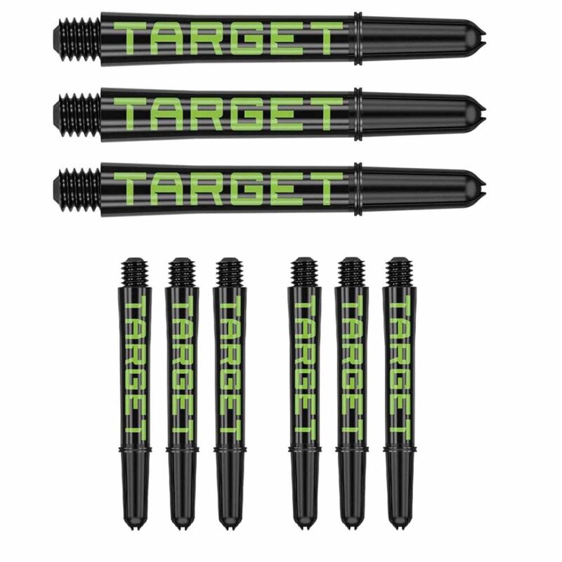 Billaresbalsalobre Cañas Target Pro Grip Shaft Short 3 sets Black Green (41mm) 380311 - Imagen 3