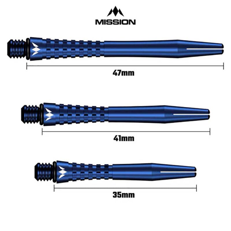 Billaresbalsalobre Cañas Mission Aluminio Atom Shaft Blue 41mm M001428 - Imagen 4