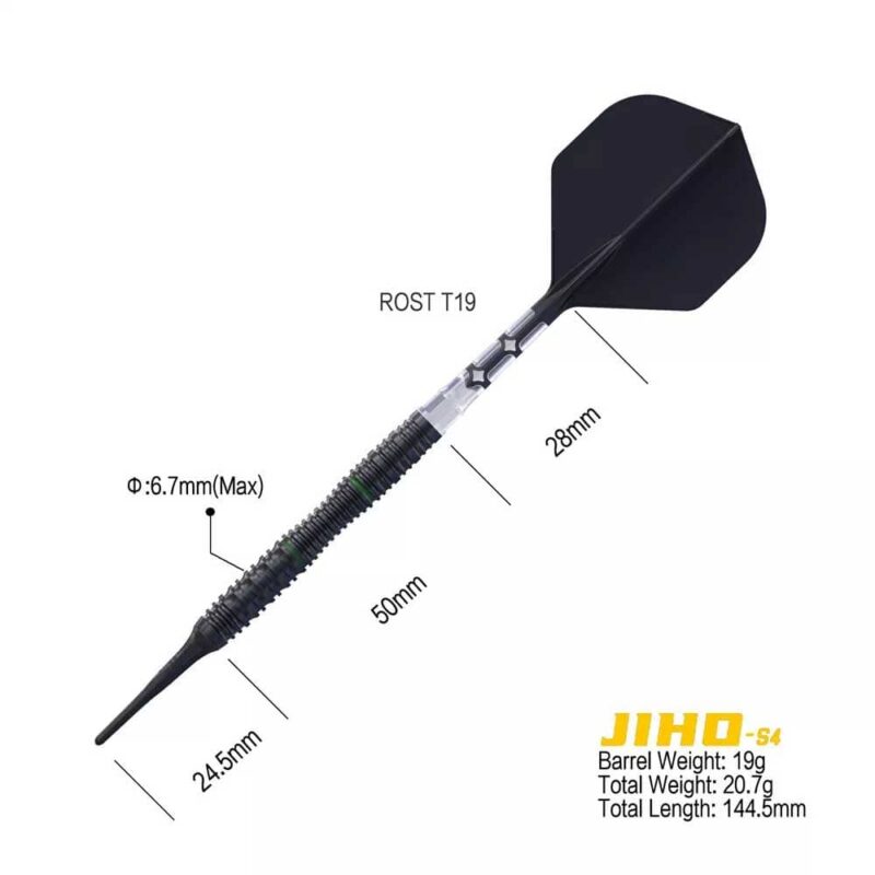 Billaresbalsalobre Dardos Cuesoul Jiho S4 Soft tip 90% 21g - Imagen 4