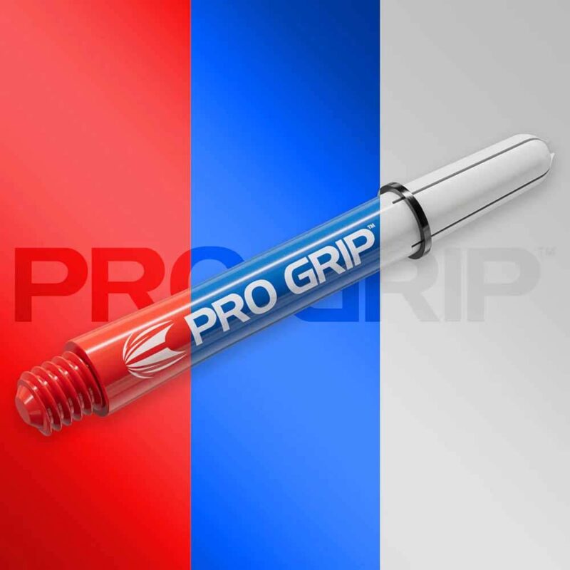 Billaresbalsalobre Cañas Target Pro Grip Shaft Int 3 sets Rojo-Azul-Blanco (41mm) 380387 - Imagen 2