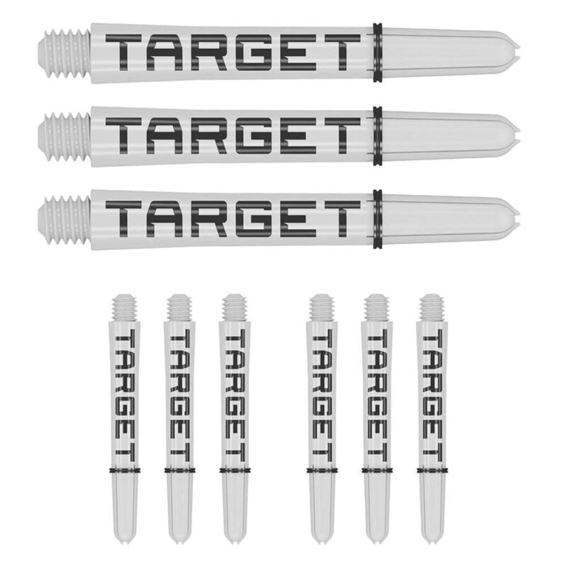 Billaresbalsalobre Cañas Target Pro Grip Shaft Tag Short 3 sets Blanco Negro (34mm) 380350 - Imagen 3