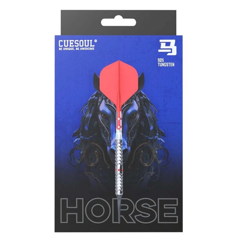 Billaresbalsalobre Dardos Cuesoul Zodiac Horse Punta Plastico 90% 18g - Imagen 2