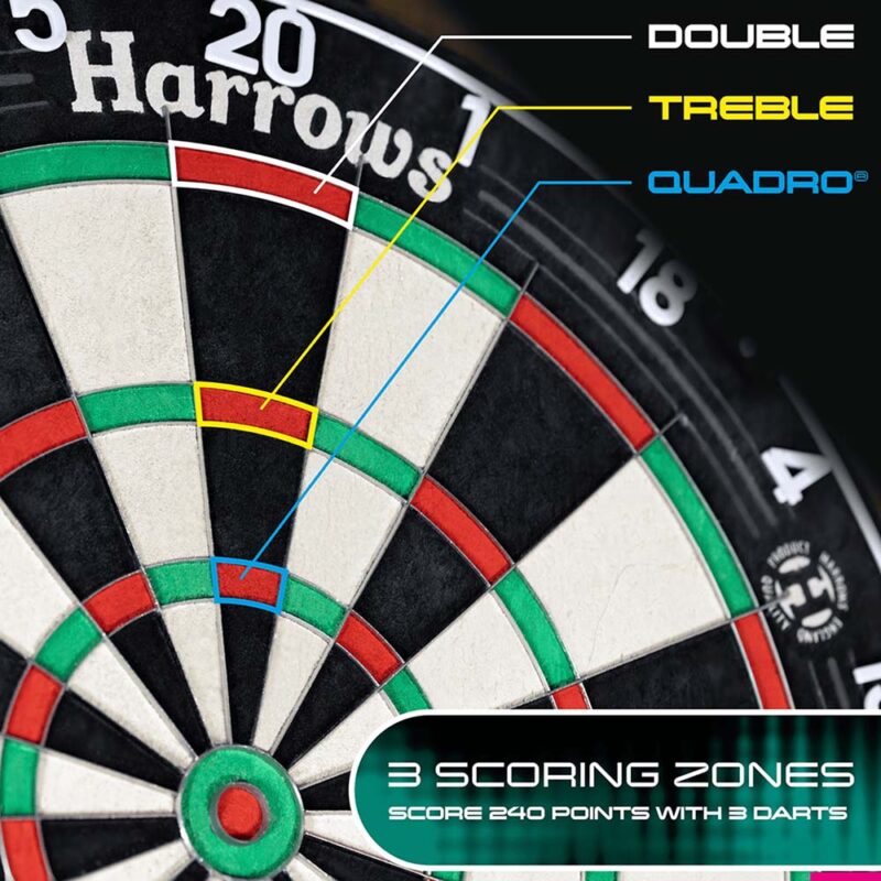 Billaresbalsalobre Diana Tradicional Harrows Darts Quadro 240 - Imagen 6