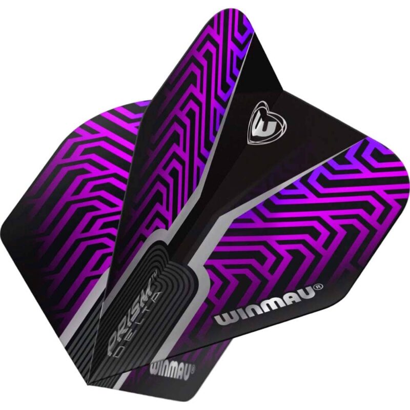 Billaresbalsalobre Plumas Winmau Darts Prism Delta Kairos Morado 6915.281 - Imagen 2