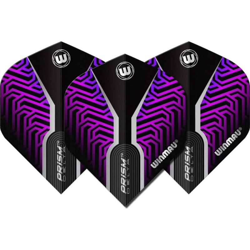 Billaresbalsalobre Plumas Winmau Darts Prism Delta Kairos Morado 6915.281 - Imagen 3