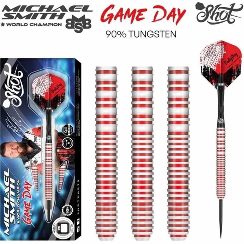 Billaresbalsalobre Dardos Shot Darts Michael Smith Game Day 90% 21gr  SH-MSGDST-21 - Imagen 5