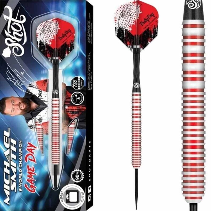 Billaresbalsalobre Dardos Shot Darts Michael Smith Game Day 90% 21gr  SH-MSGDST-21 - Imagen 7