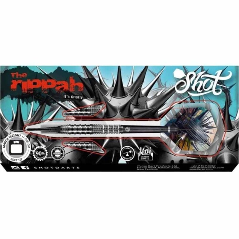 Billaresbalsalobre Dardos Shot Darts Gnarly Rippah 90% 20gr  SH-GRSF-20 - Imagen 5