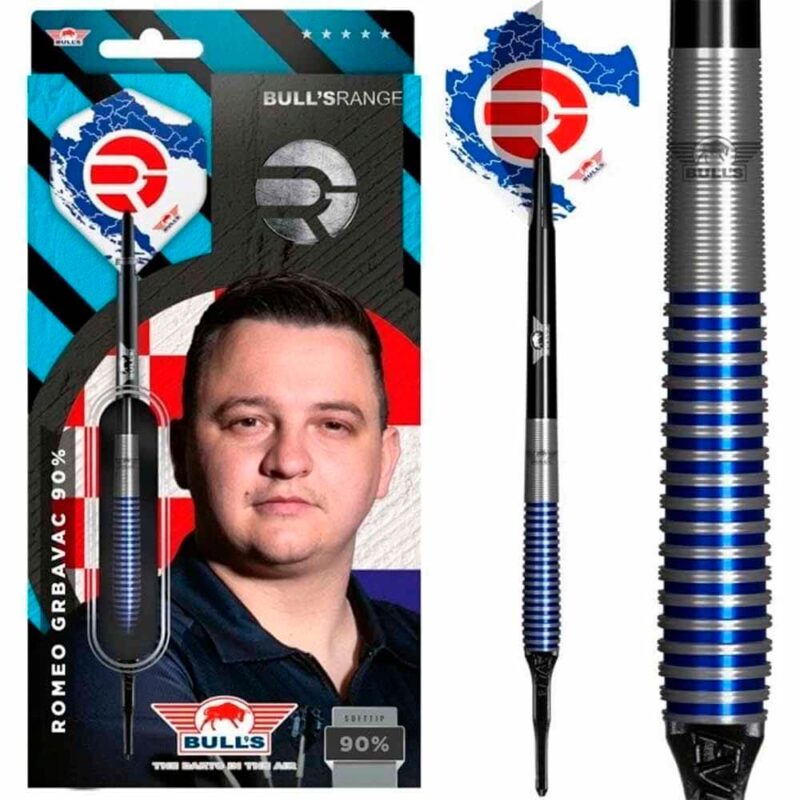 Billaresbalsalobre Dardos Bulls Darts Romeo Grbavac 90% 19gr  BU-32119 - Imagen 3