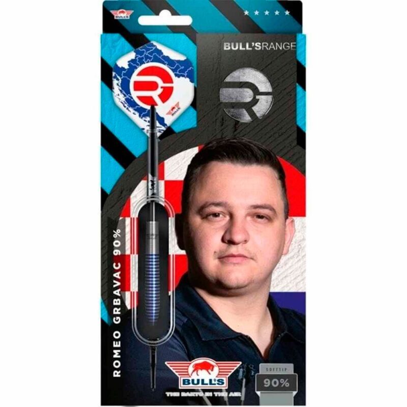 Billaresbalsalobre Dardos Bulls Darts Romeo Grbavac 90% 19gr  BU-32119 - Imagen 5